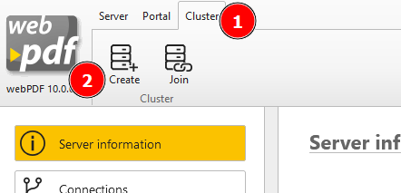 Create cluster