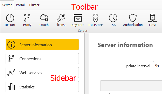 Administration functions